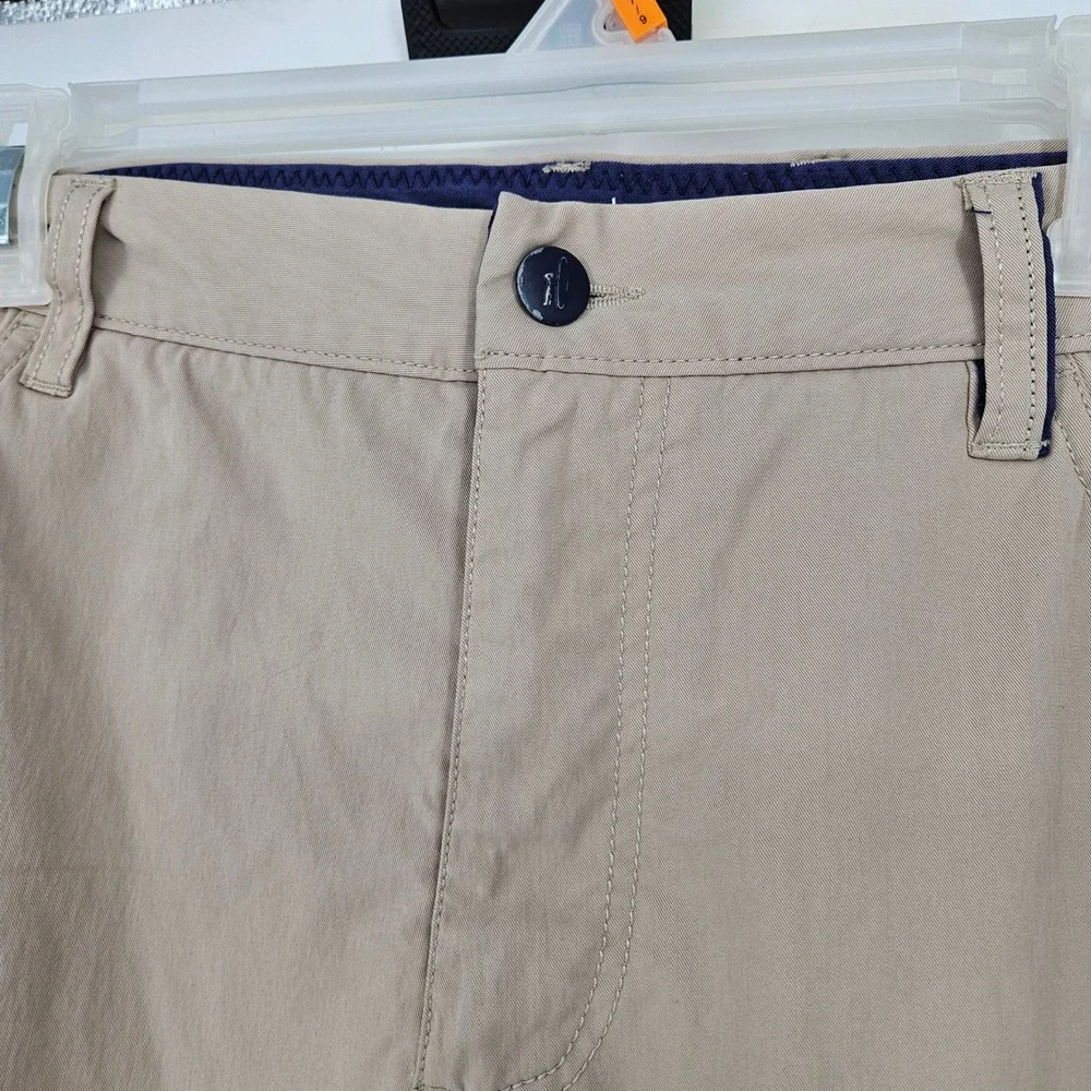 Johnnie O Pants Mens 36 x 30 Tan Chino Casual Performance Stretch‎